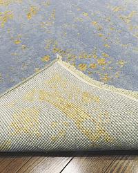 Enchantment Sky Blue-Gold  Standard sizes: <br>2.0 X 2.11<br> 5.3 X 7.7<br> 5.11 X 9.2 <br>7.10 X 9.10<br> 8.10 X 11.10<br> 9.10 X 14.0 <br>Call for availability.